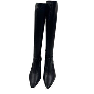 Donald J. Pliner Black Heeled Boots
